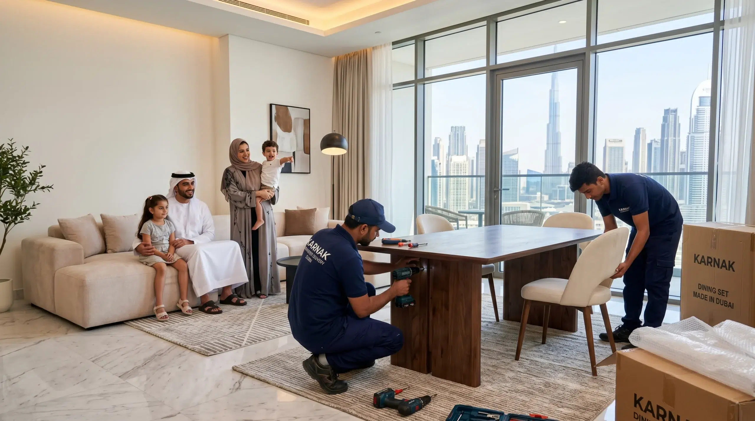 Furniture delivery Dubai