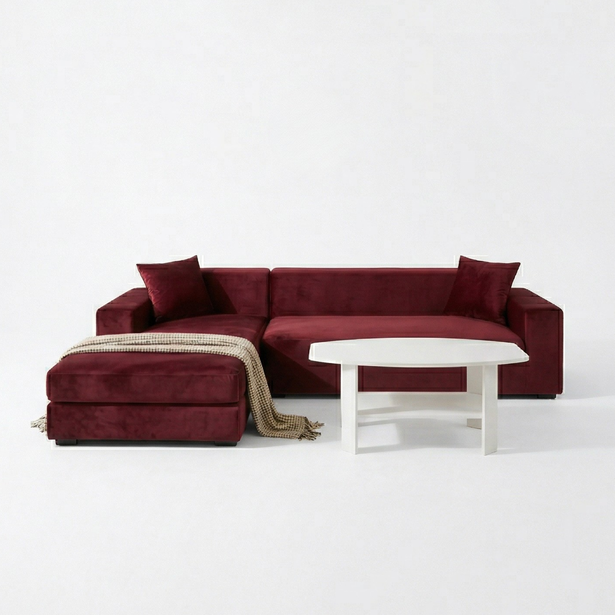Modern Sectional Sofa with Free Coffee Table