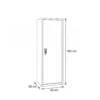 Navora 1-Door Steel Wardrobe Locker