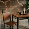 Savoy Wooden Steel Dining Table Set