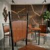 Savoy Wooden Steel Dining Table Set