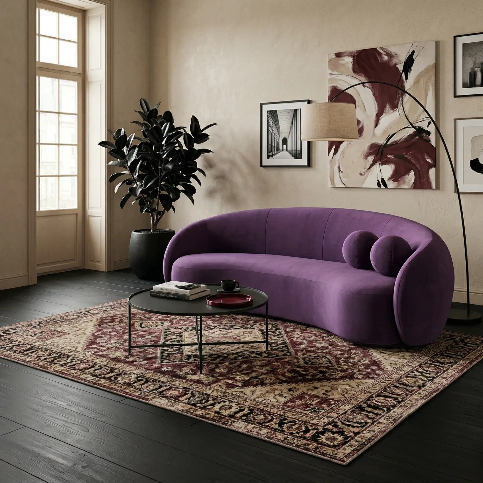 Curved Corner Sofa