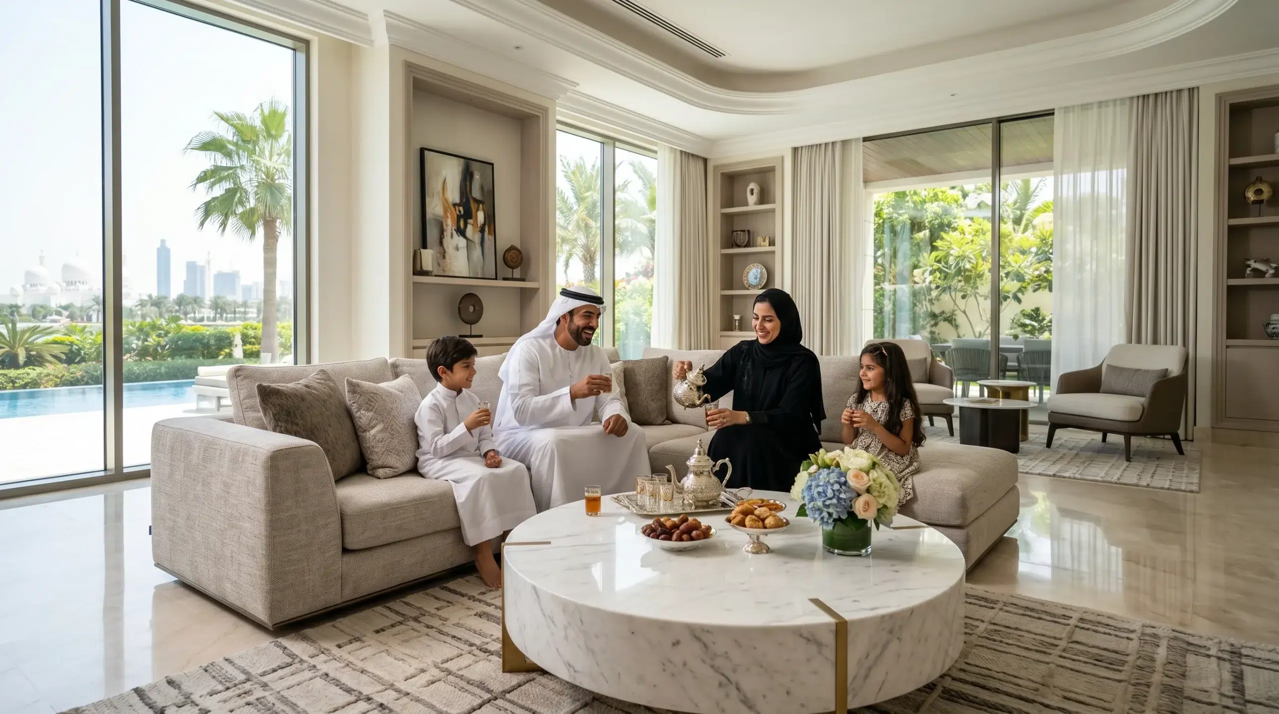 Luxury villa furniture UAE