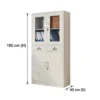 Yolanta 2 Door Metal File Cabinet