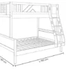 Noirvex Wooden Bunk Bed