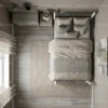 Nedrah Wooden Steel Bed Frame