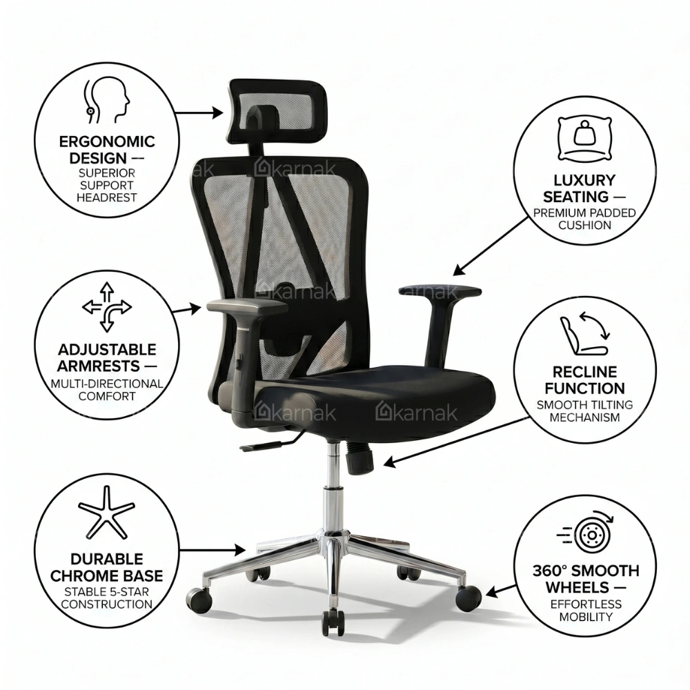 Haggerty High Back Office Chair