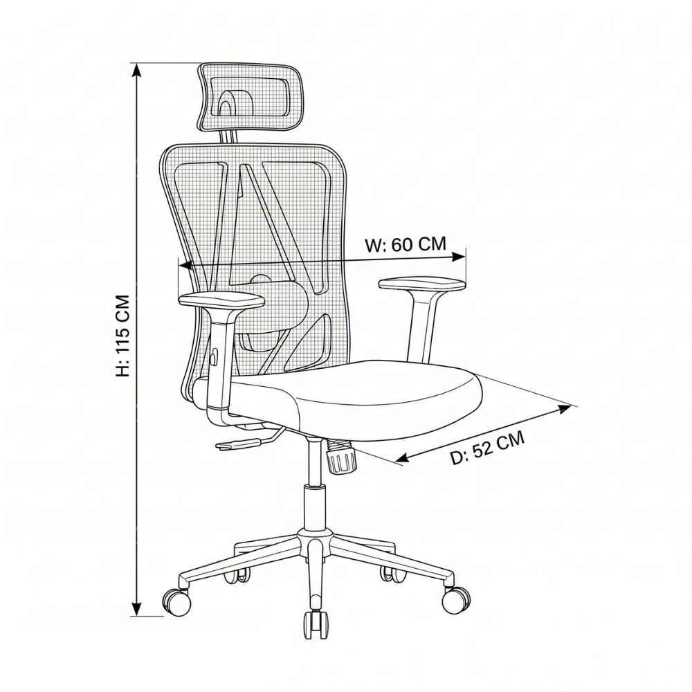 Haggerty High Back Office Chair