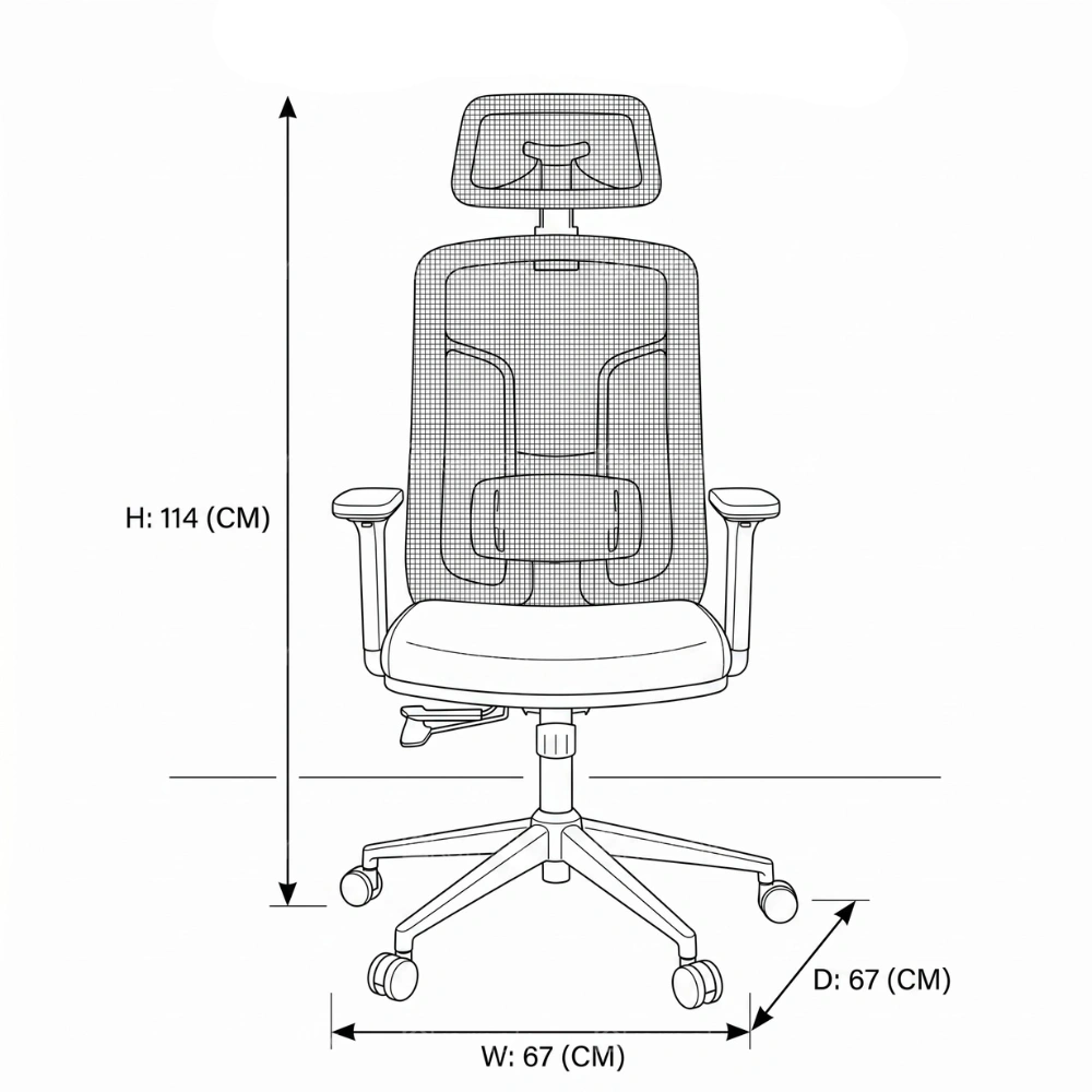 Firman High Back Office Chair