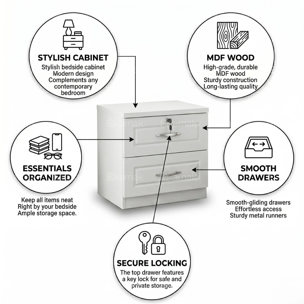 Armone Bedside Table