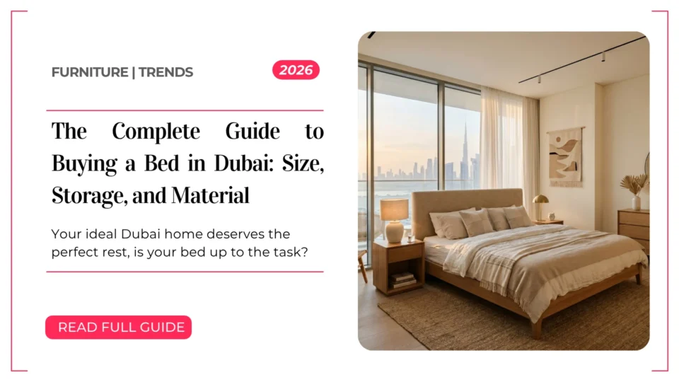 A beautifully styled master bedroom dubai