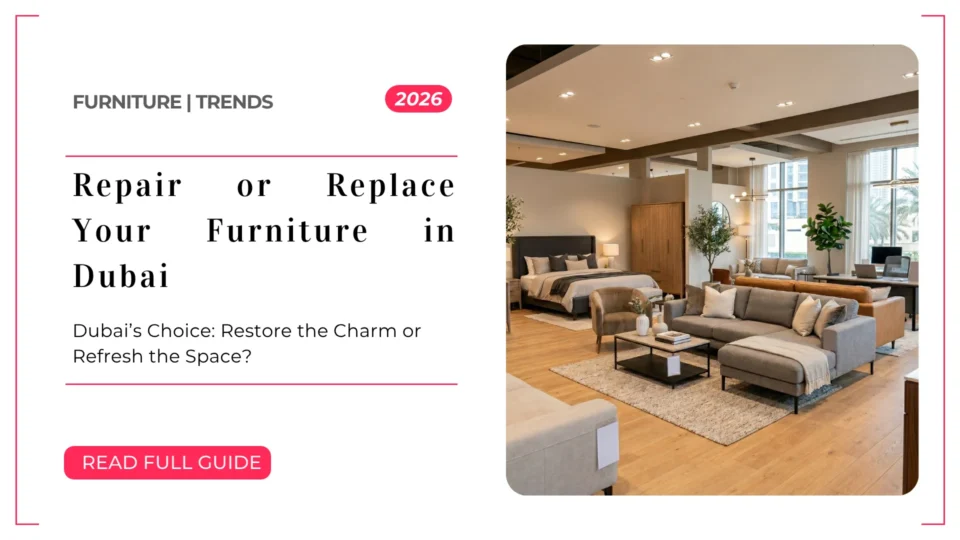 Replace or Repair Furniture Dubai Guide UAE