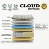 Cloud Euro Top Mattress (5-Zone Pocket Spring & Special 65D Foam) 28cm Thickness – 7 Year Warranty