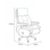 Malaya Electric Boss Chair with Footrest