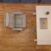 Malaya Electric Boss Chair with Footrest
