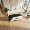 Elitenest Reception Table with Mobile Pedestal Drawers