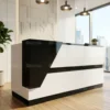 Elitenest Reception Table with Mobile Pedestal Drawers