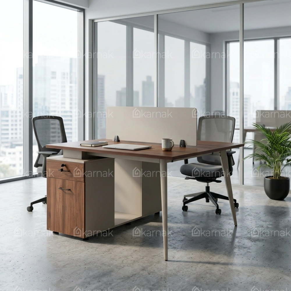 Aevar 2 Person Workstation Desk