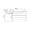 Clanton Office Desk with Drawers