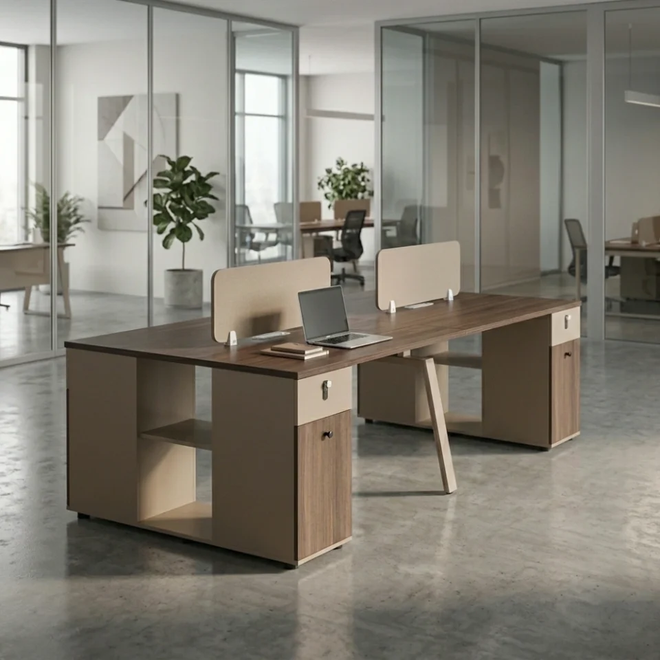 Edgar 4 Person Workstation Desk…