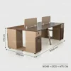 Edgar 4 Person Workstation Desk