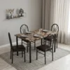 Kalene Marble Dining Table Set
