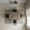 Kalene Marble Dining Table Set