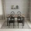 Kalene Marble Dining Table Set
