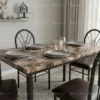 Kalene Marble Dining Table Set