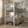 Labelle Wooden Steel Bunk Bed