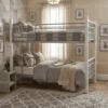 Labelle Wooden Steel Bunk Bed
