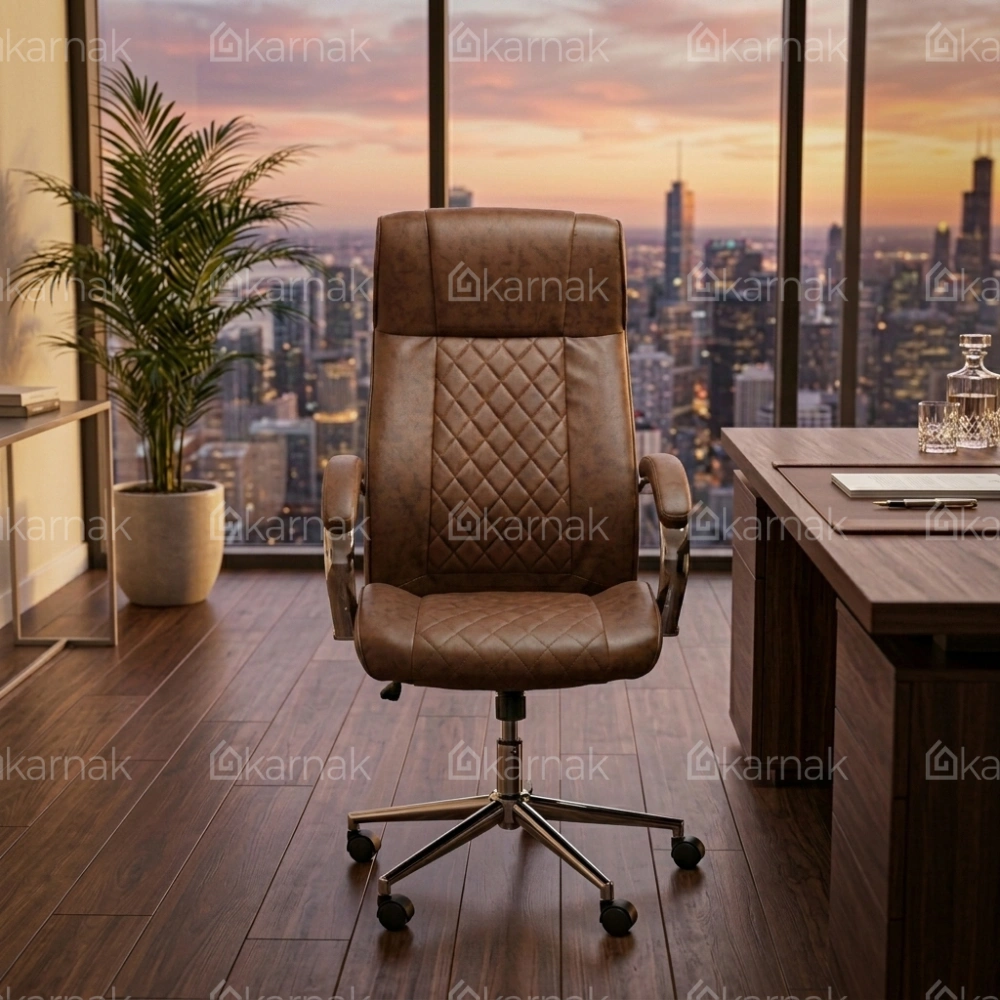 Krystal Ergonomic Office Leather Chair