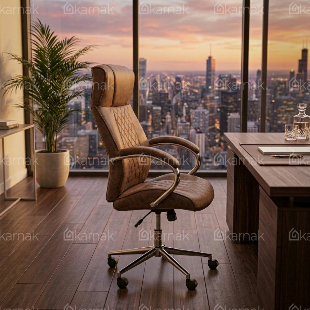Krystal Ergonomic Office Leather Chair
