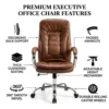 Lucidia Ergonomic Office Leather Chair