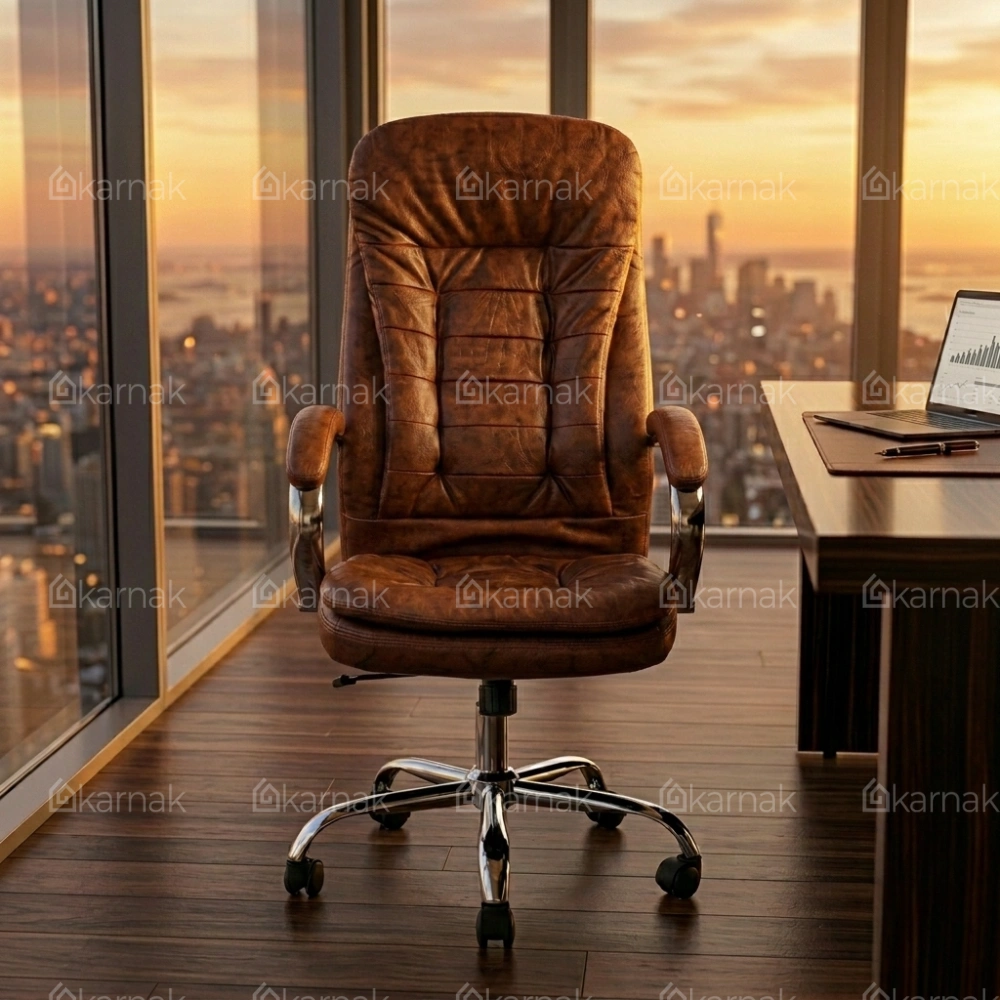 Lucidia Ergonomic Office Leather Chair