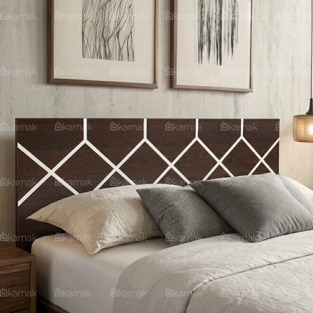 Ackley Wooden Single Bed Frame (Brown)
