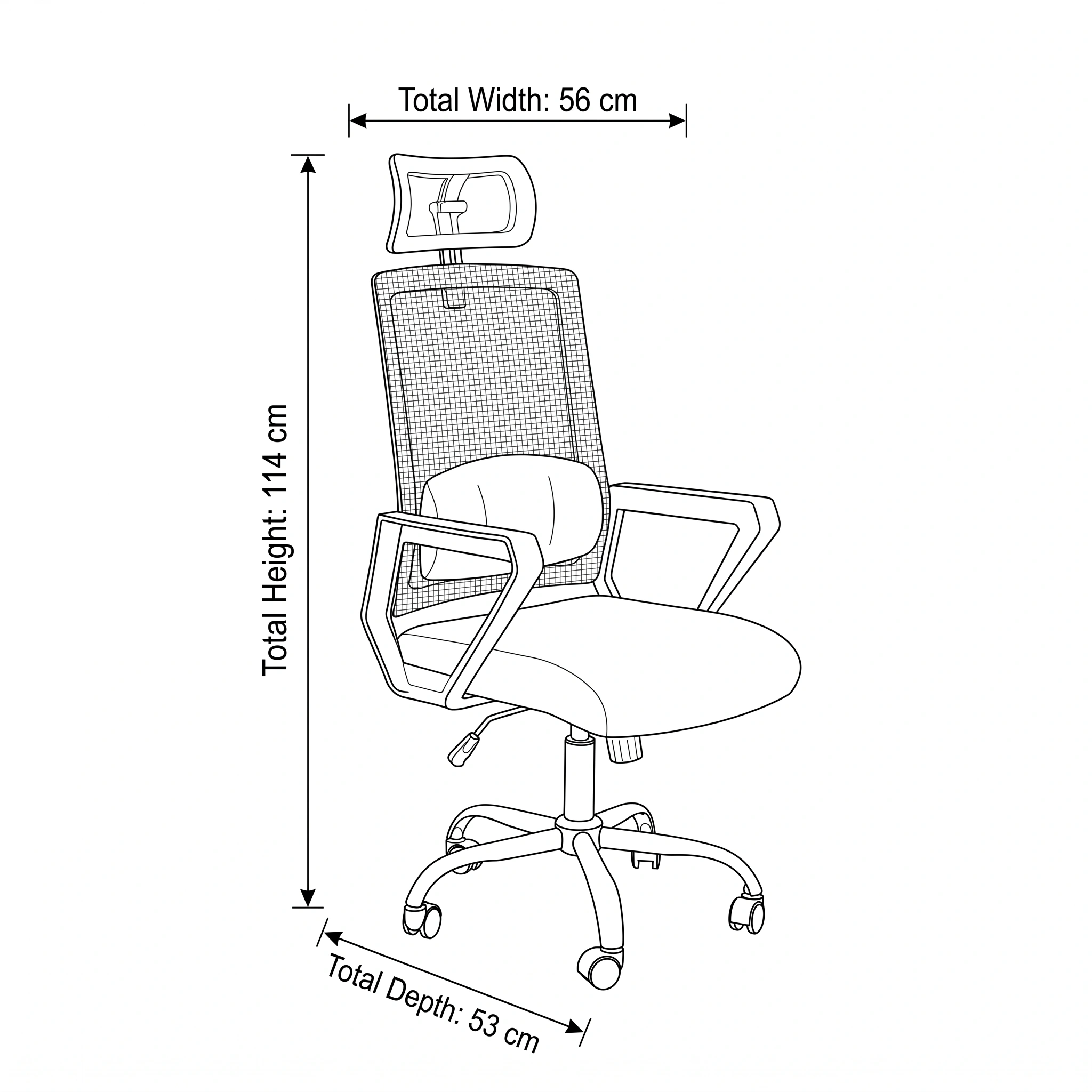 Tavion High Back Office Chair