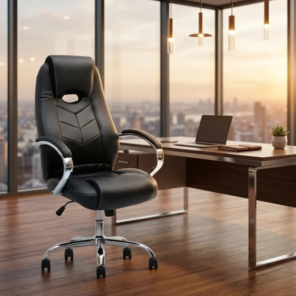Adorna Ergonomic Office Leather Chair…
