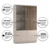 Velora Bookshelf Cabinet