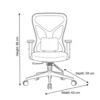 Model Jude Medium Back Office Chair