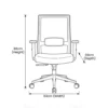 Model Medium Back Office Chair