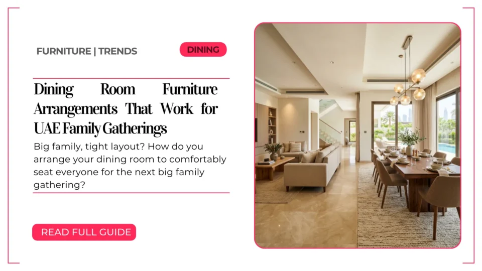 dining room furniture guide uae DUBAI