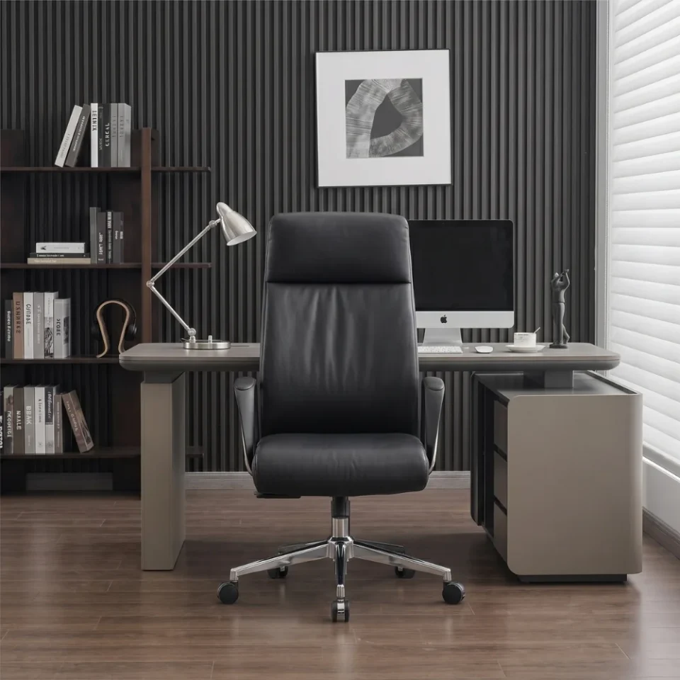 Bryan High Back Office Chair – Black & Grey…