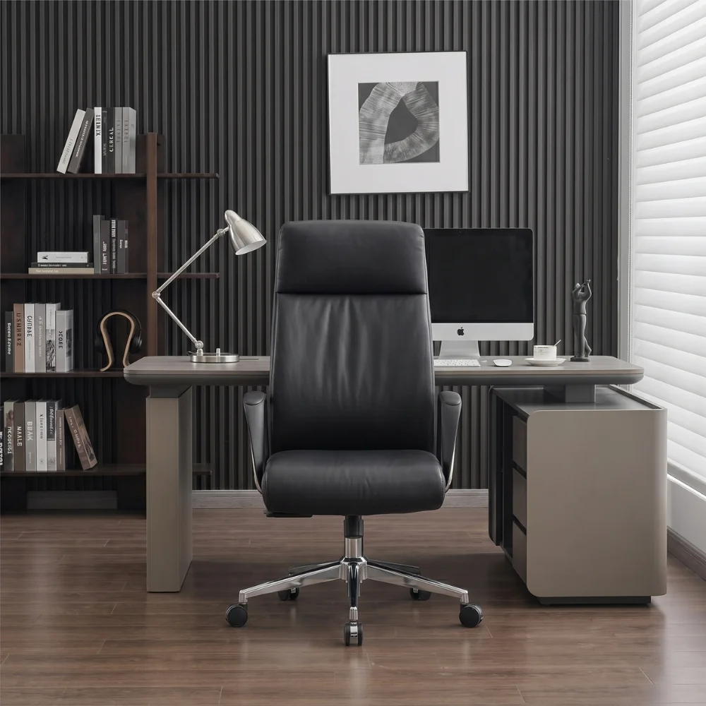 Bryan High Back Office Chair – Black & Grey