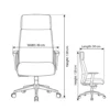 Bryan High Back Office Chair – Black & Grey