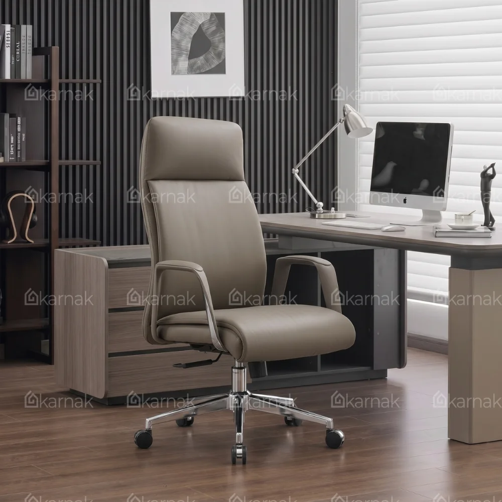 Bryan High Back Office Chair – Black & Grey
