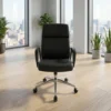 Bryan Medium Back Office Chair – Black & Grey