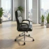 Bryan Medium Back Office Chair – Black & Grey
