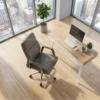 Bryan Medium Back Office Chair – Black & Grey