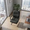 Bryan Visitor Chair – Black & Grey